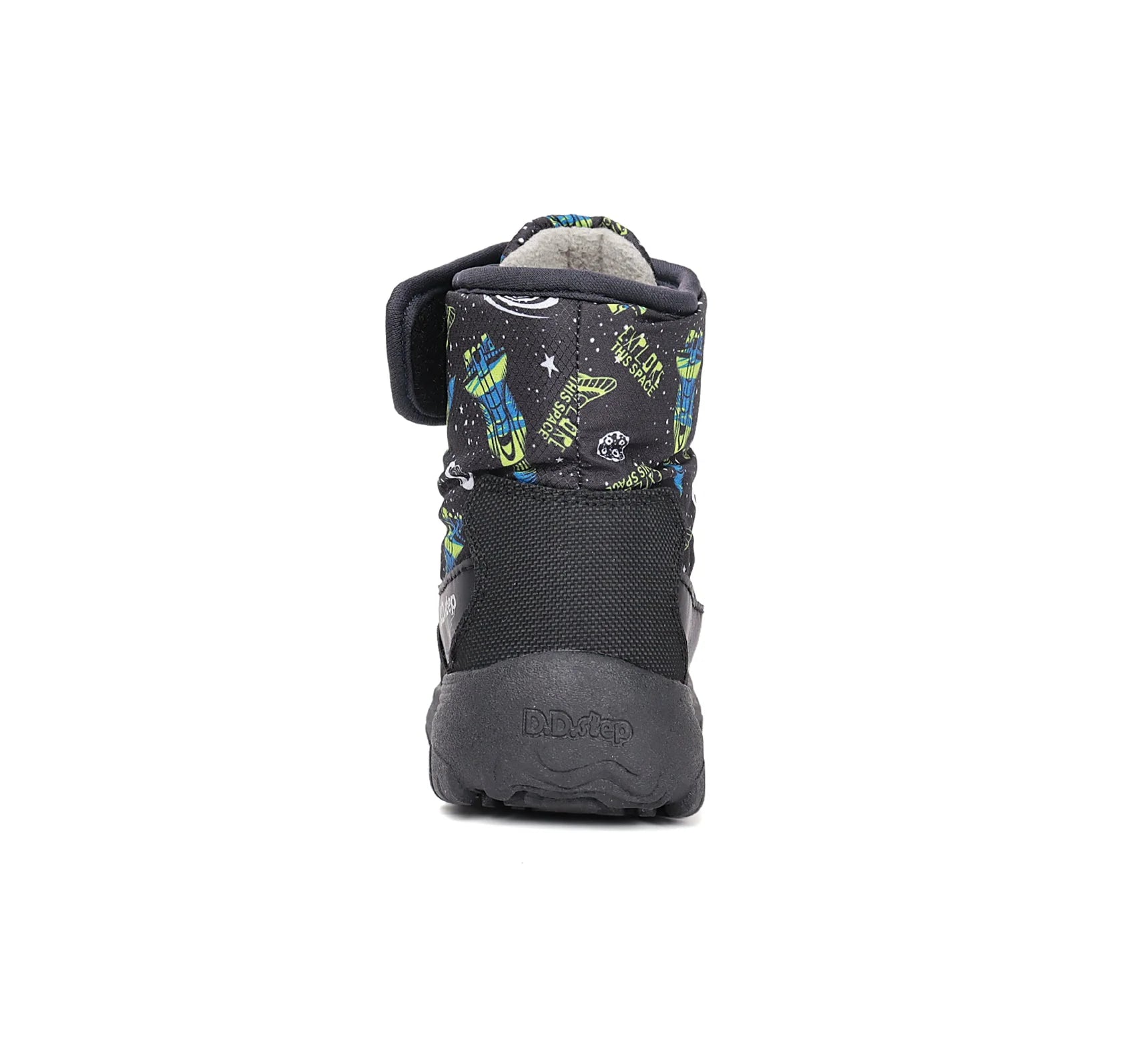 Cizme impermeabile, băieți - D.D.Step AQUA-TEX - Black