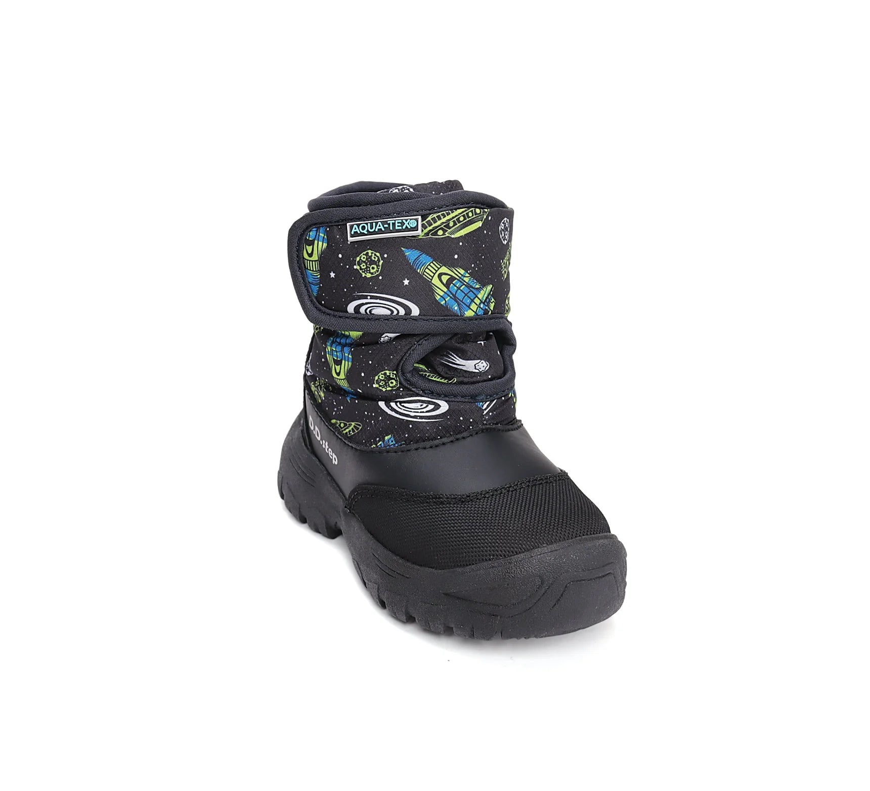 Cizme impermeabile, băieți - D.D.Step AQUA-TEX - Black