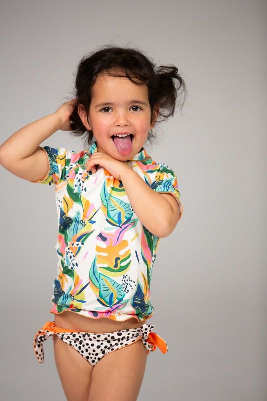 Set tricou + bikini reversibili cu protecție solară UPF 50+ Moana - DucKsday