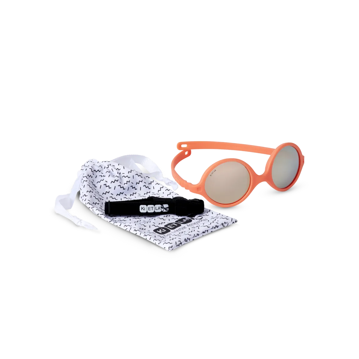 Ochelari de soare Ki ET LA, 0-12 luni - Fluo Orange