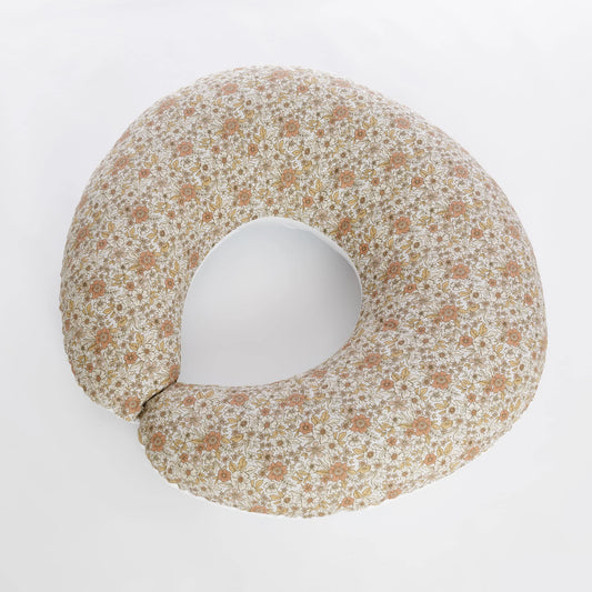 Pernă pentru alăptare din bumbac premium cu imprimeu floral - Twindeco