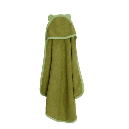 Prosop de baie pentru copii, cu glugă și urechi, 100 x 100 cm - Twindeco