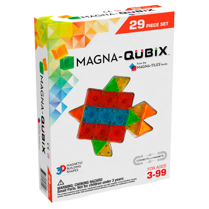 Magna-Tiles Qubix, set magnetic 29 piese
