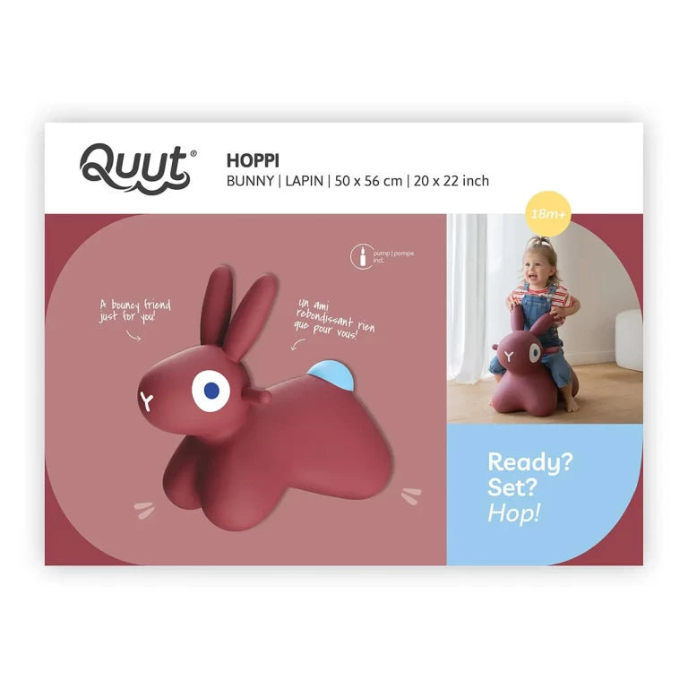 Hoppi Bunny, iepuraș gonflabil săltăreț, Quut toys