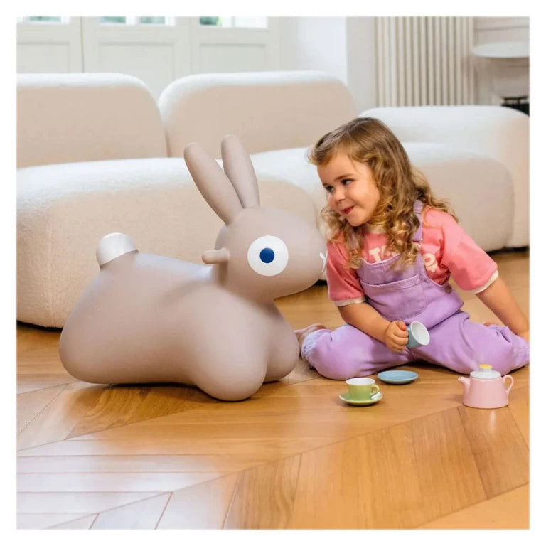 Hoppi Bunny, iepuraș gonflabil săltăreț, Quut toys
