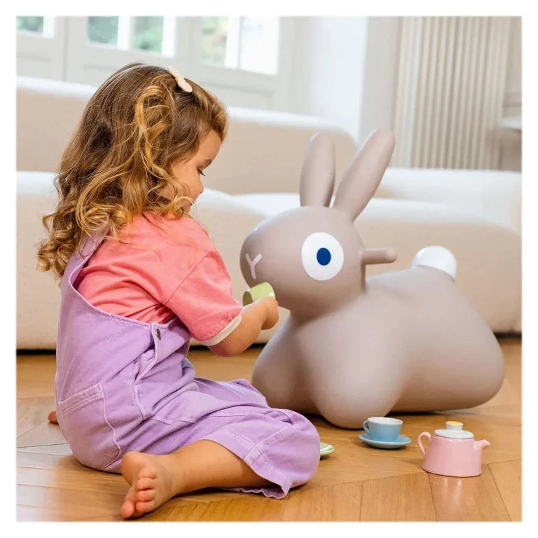 Hoppi Bunny, iepuraș gonflabil săltăreț, Quut toys