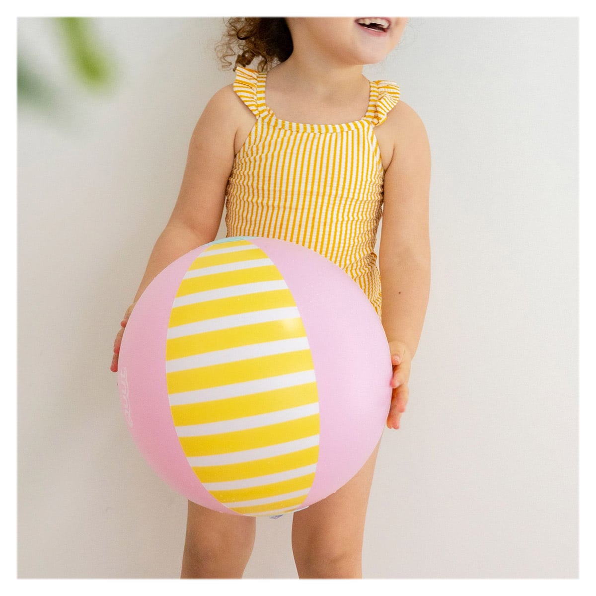 Minge gonflabilă de plajă, roz, Quut Toys