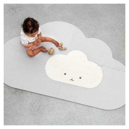 Saltea de joaca din spuma, Norisorul gri, 145 cm - Quut (Copy)