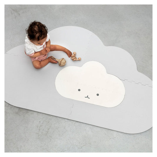 Saltea de joaca din spuma, Norisorul gri, 145 cm - Quut (Copy)