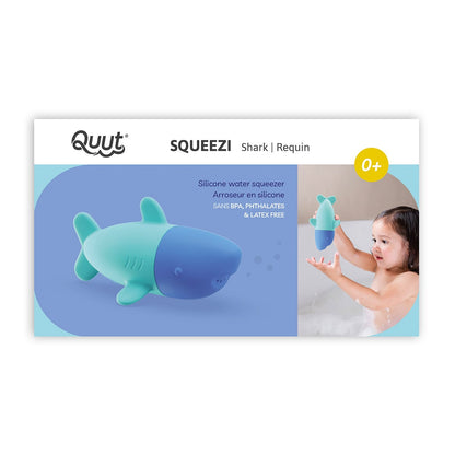 Squeezi Rechin, jucărie stropitoare de baie din silicon