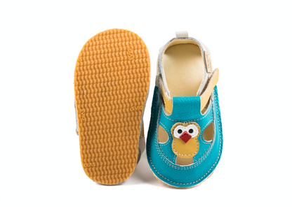 Sandalute Barefoot - Mini-bufniță - Timmo