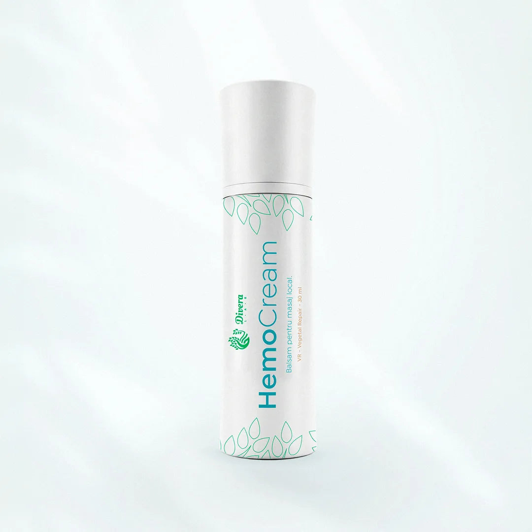 Hemo Cream – Balsam Natural pentru Masaj Local (30 ml - Divera Lab