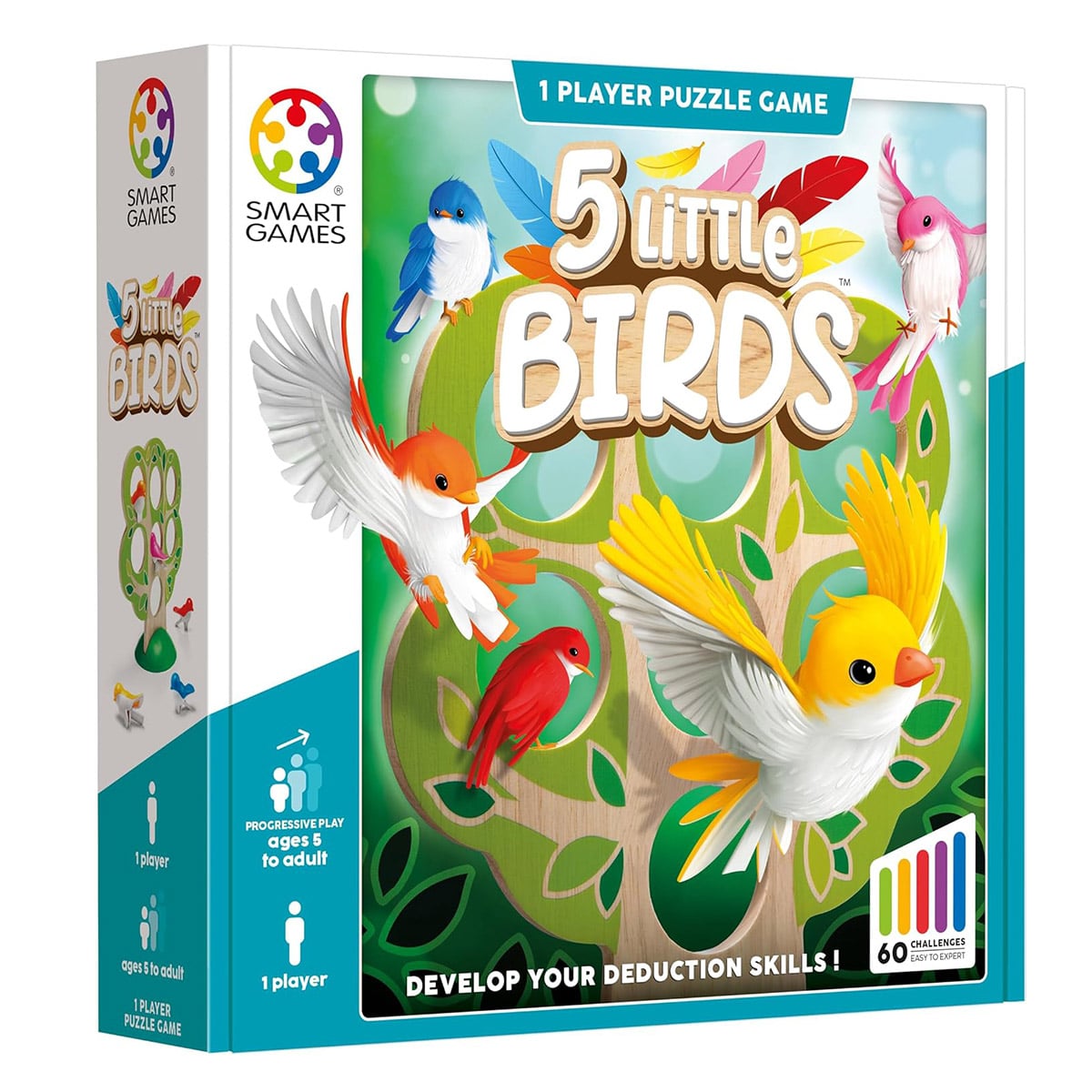 Joc de logică Smart Games - 5 Little Birds