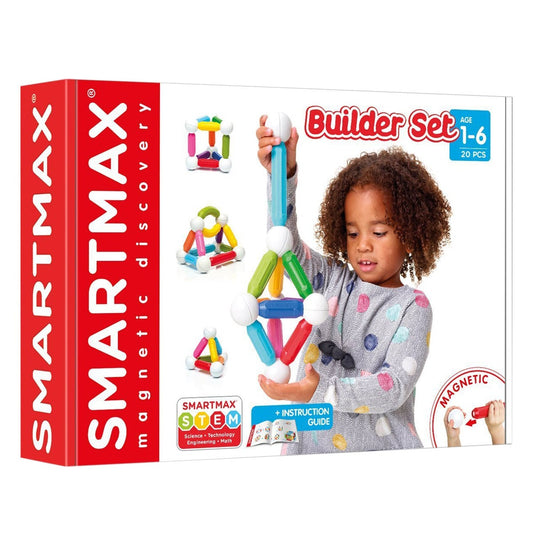 Joc magnetic SmartMax, Builder Set, 20 piese