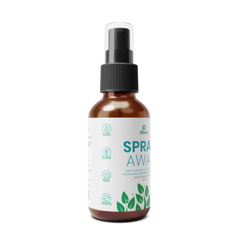 Spray Away – Spray corporal natural pentru prospețime în aer liber