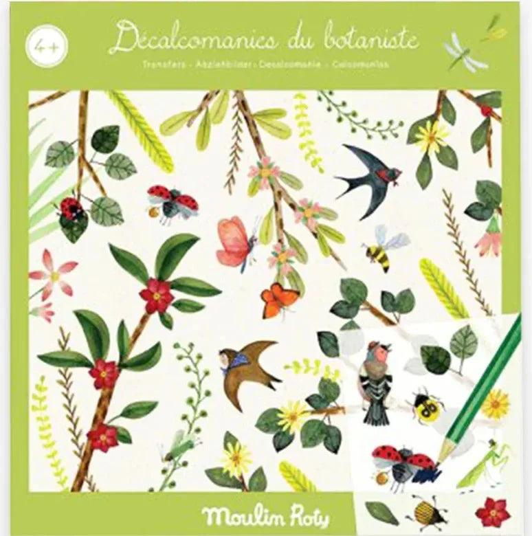 Abțibilduri de transfer Botanist – Moulin Roty