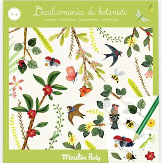 Abțibilduri de transfer Botanist – Moulin Roty