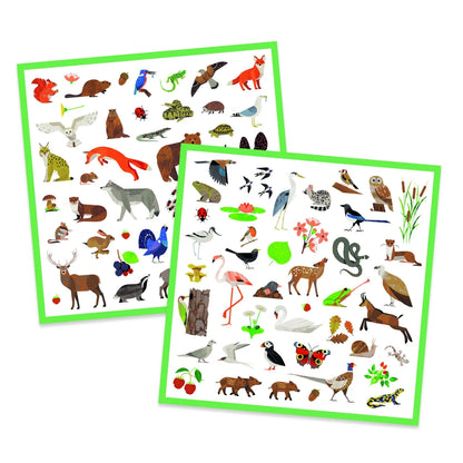 Abțibilduri Fauna, Djeco