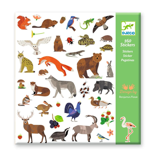 Abțibilduri Fauna, Djeco