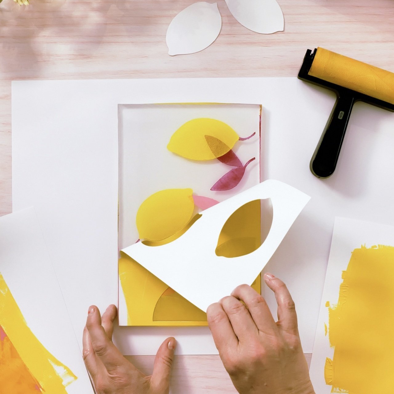 Atelier creativ 46 pentru adulți – Imprimare pe gel, Djeco