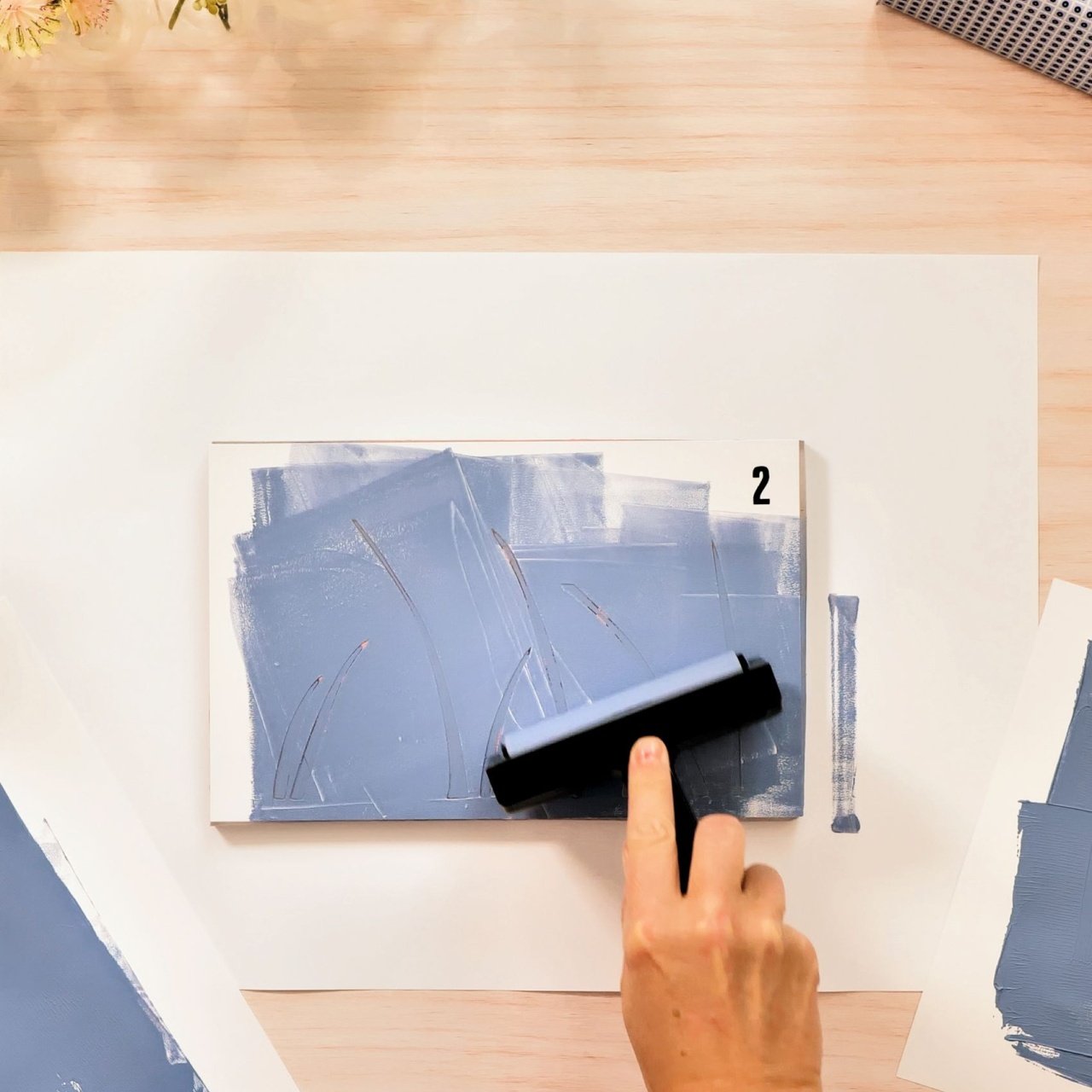 Atelier creativ 47 pentru adulți – Imprimare pe gel, Djeco