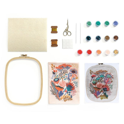 Atelier creativ 58 pentru adulți – Broderie cu mărgele, Djeco