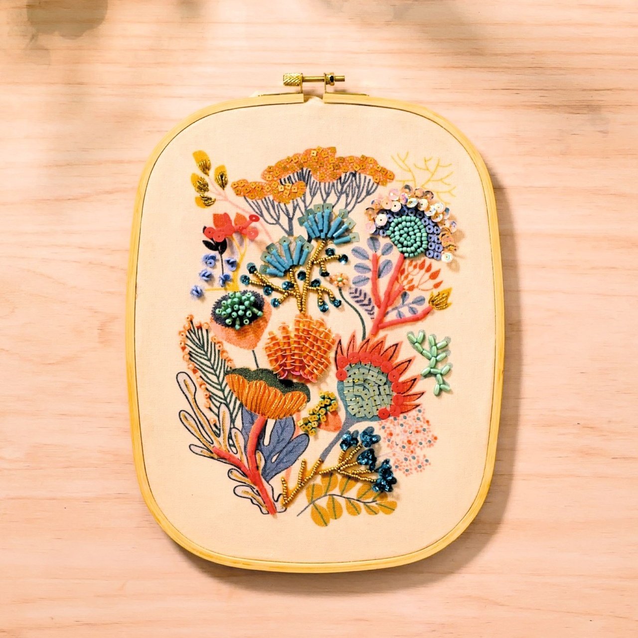 Atelier creativ 58 pentru adulți – Broderie cu mărgele, Djeco