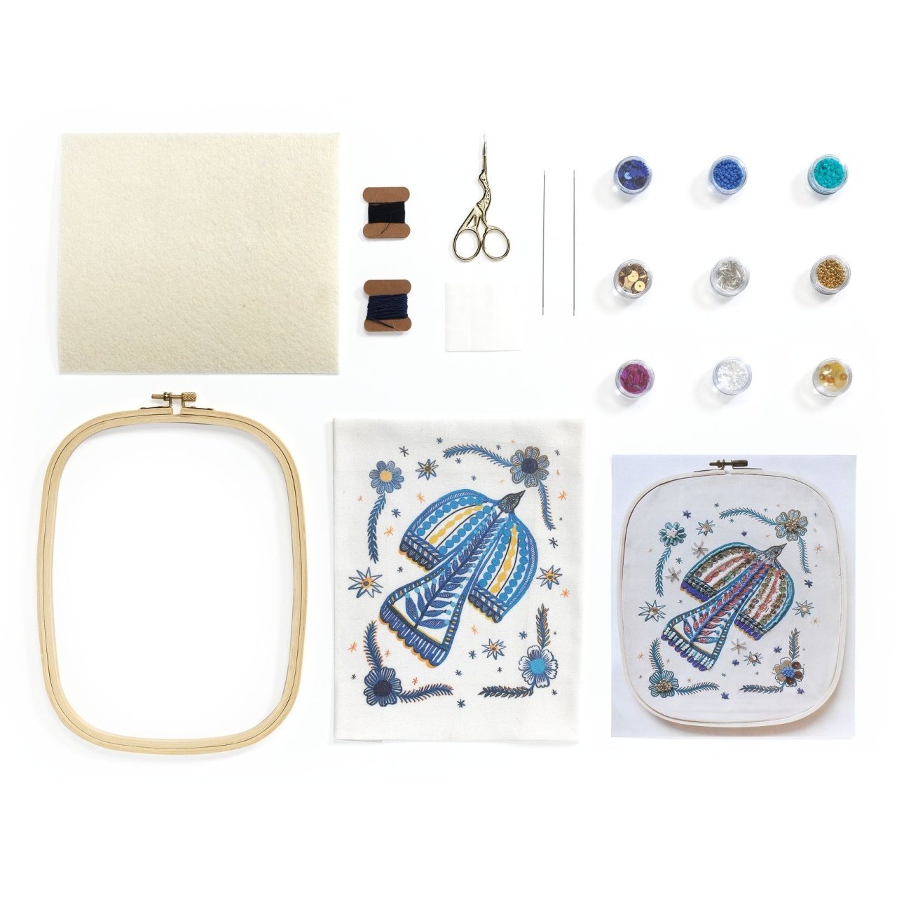 Atelier creativ 59 pentru adulți – Broderie cu mărgele, Djeco