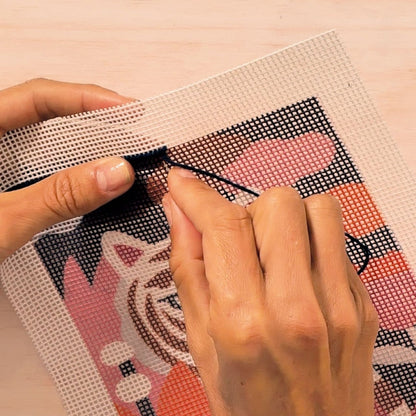 Atelier creativ 64 pentru adulți – Goblen și broderie, Djeco