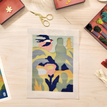 Atelier creativ 65 pentru adulți – Goblen și broderie, Djeco