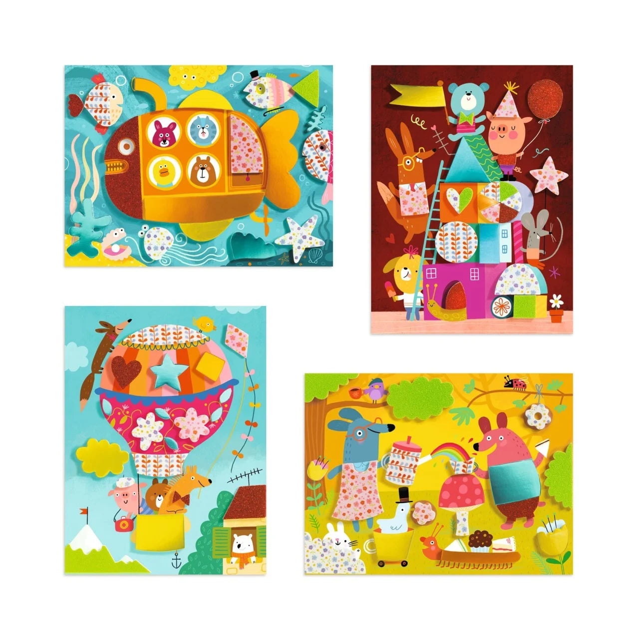 Atelier creativ „Colaj cu spumă autoadezivă” – Djeco