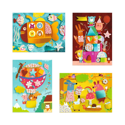 Atelier creativ „Colaj cu spumă autoadezivă” – Djeco