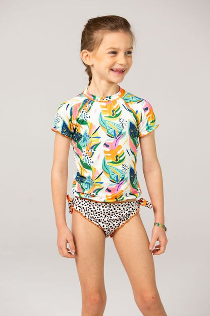Set tricou + bikini reversibili cu protecție solară UPF 50+ Moana - DucKsday