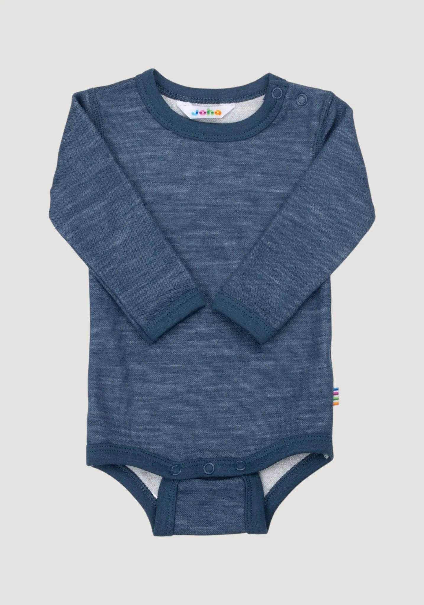 Joha - Body din lână merinos și bambus organic - Propeller Dark Denim