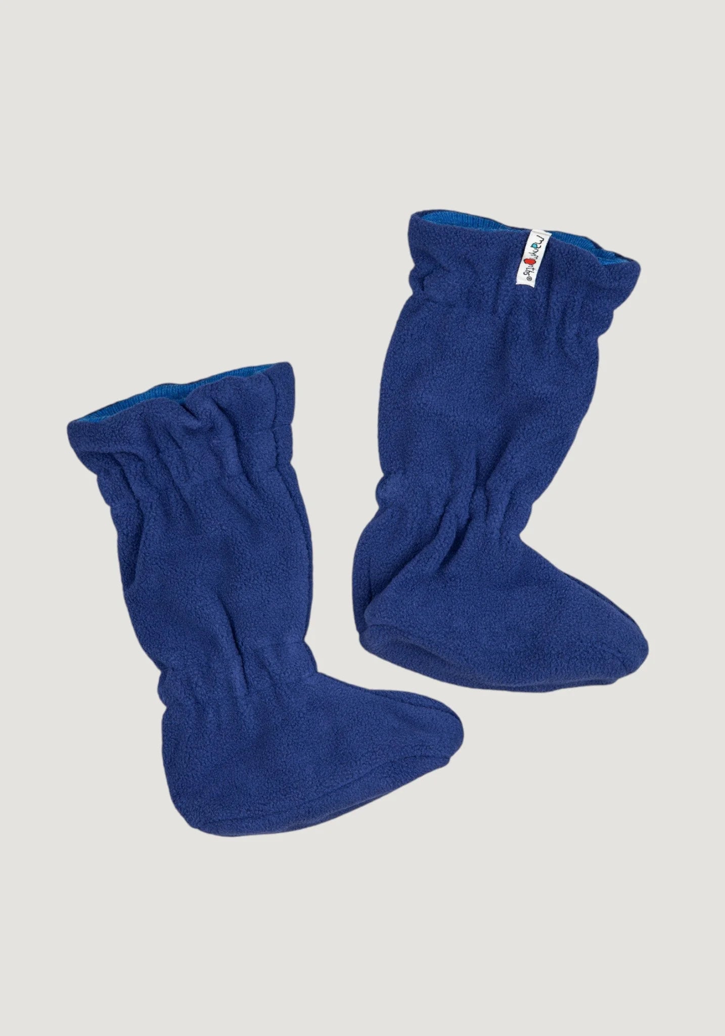 Botoșei ManyMonths Winter Booties pt babywearing - Classic Blue/Dark Blue