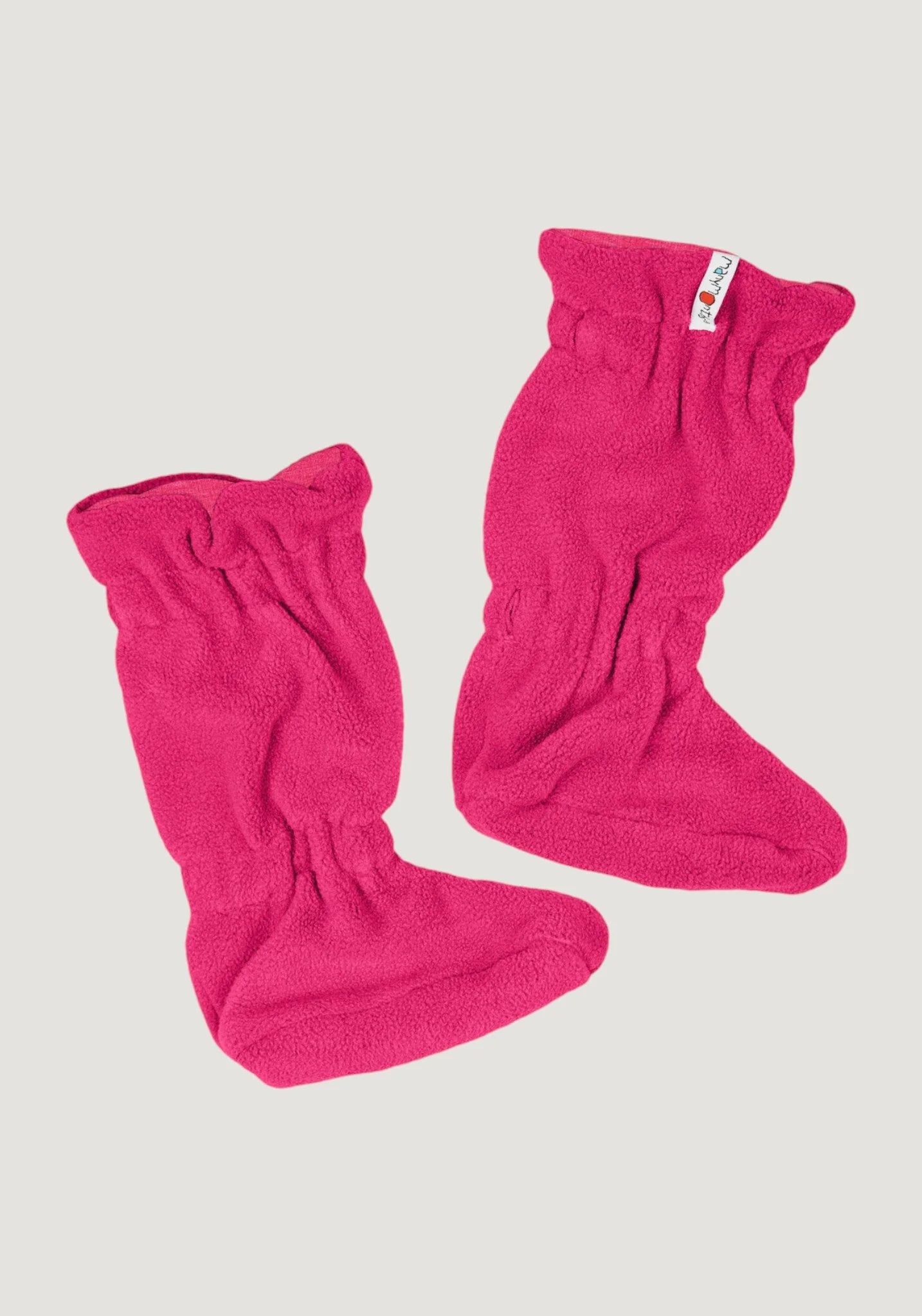 Botoșei ManyMonths Winter Booties pt babywearing - Pop Pink