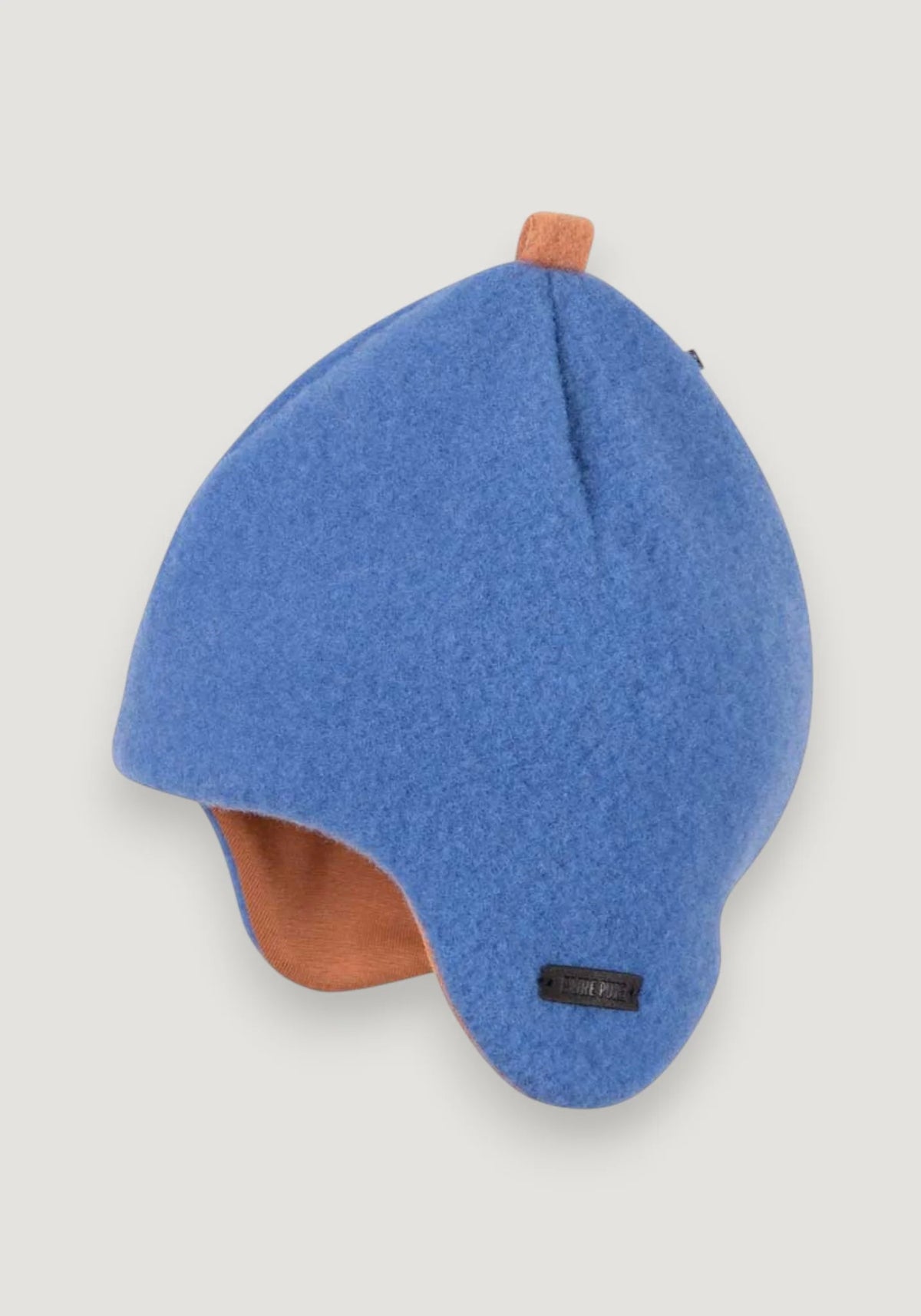 Căciulă din lână fleece dublată cu bumbac - Pure Pure -Inka Bright Blue