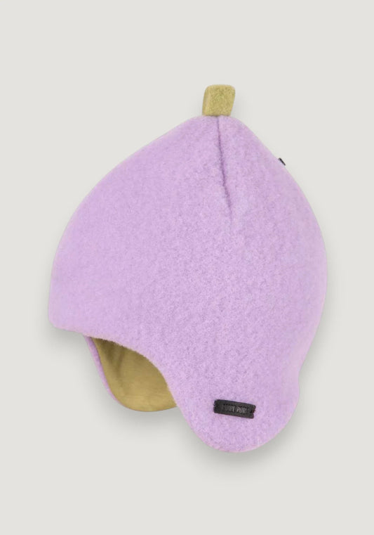 Căciulă din lână fleece dublată cu bumbac - Pure Pure - Inka Lilac