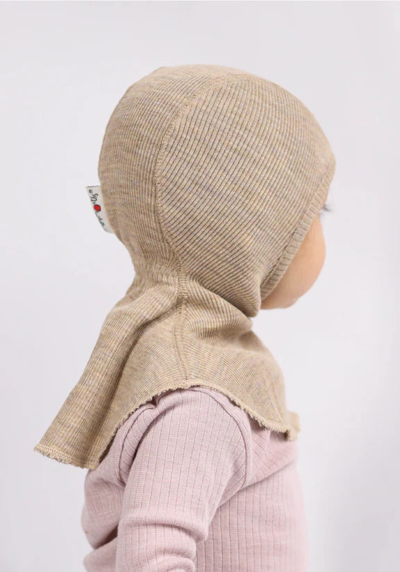 Cagulă Many Months din lână merinos - Drifwood Taupe