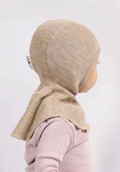 Cagulă Many Months din lână merinos - Drifwood Taupe