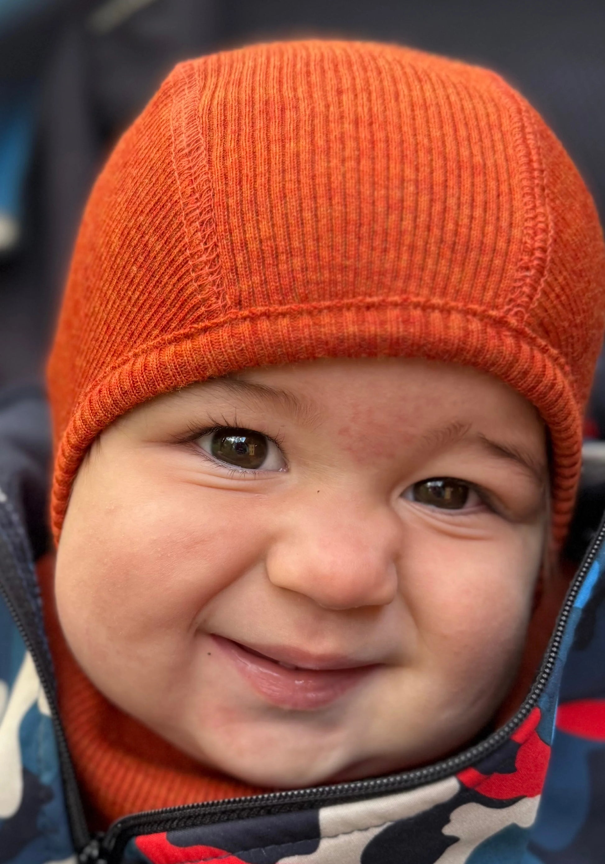 Cagulă lână merinos - Rich Amber