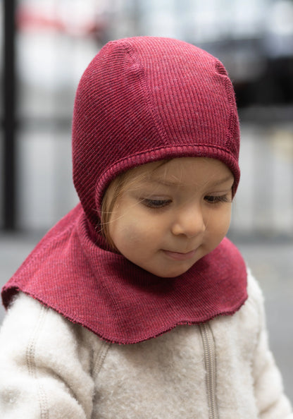 Cagulă lână merinos - Wild Pomegranate