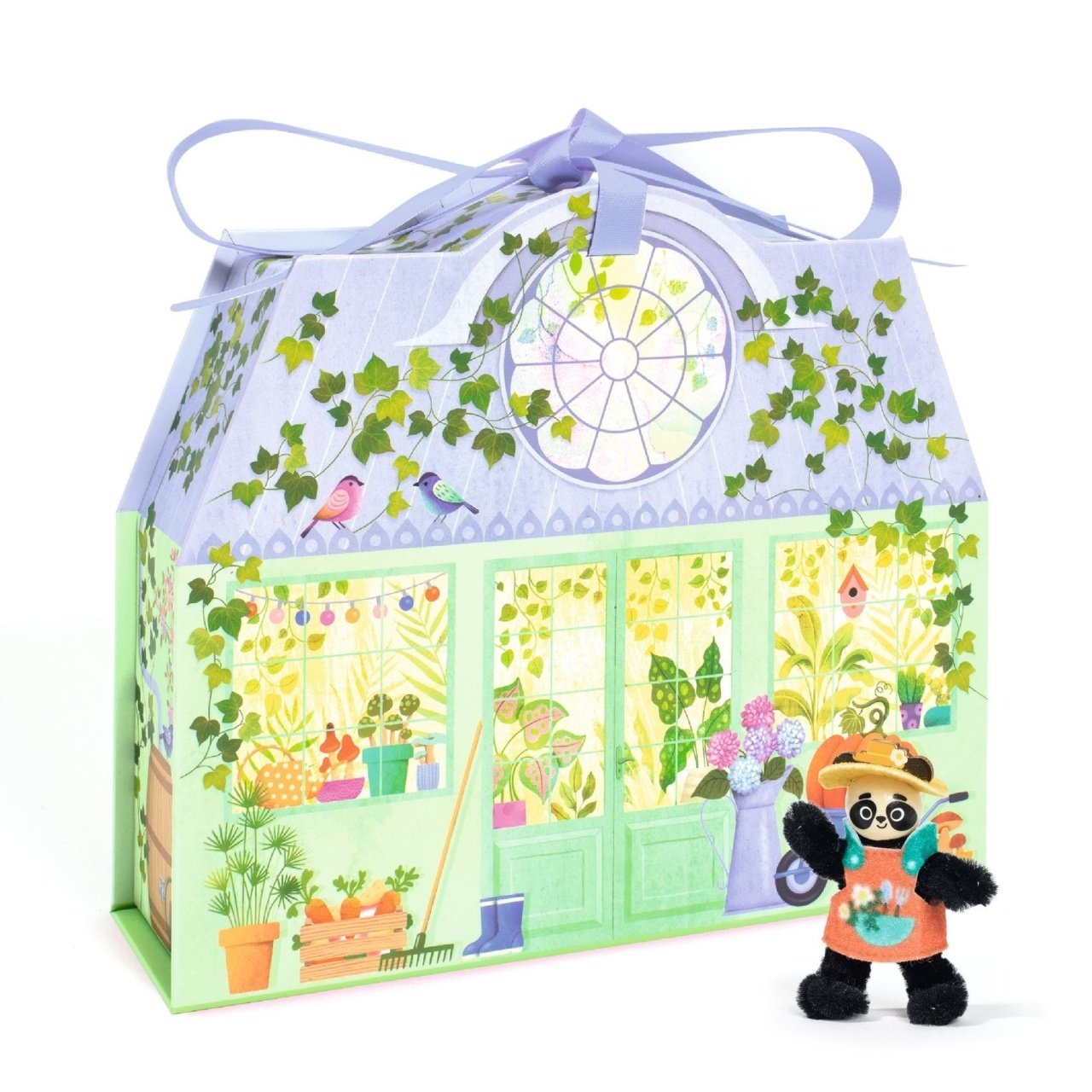 Căsuță miniaturală de asamblat și colorat Olive, Djeco