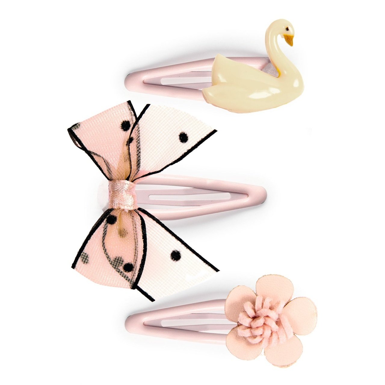 Colecția Plume – 3 agrafe de păr Violette, Djeco