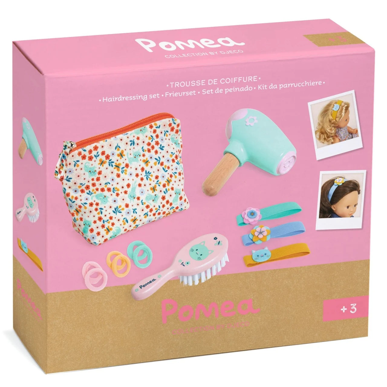 Colecția Pomea – Set de coafură pentru păpuși