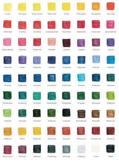 Creioane triunghiulare Yorik 12 culori - Mercurius