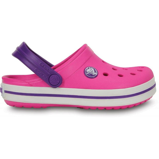Șlapi Crocs (Kids' Crocband™ Clog) - Neon Magenta - Neon Purple
