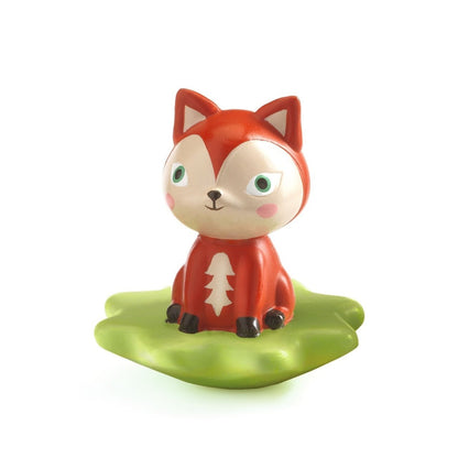 Cutie muzicală magnetică cu bufniță și vulpe, Djeco