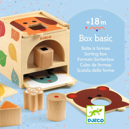 Cutie sortatoare Basic Box, Djeco