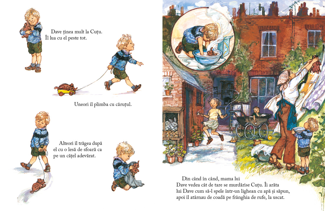 Cuțu, povestea unui cățel de pluș de Shirley Hughes